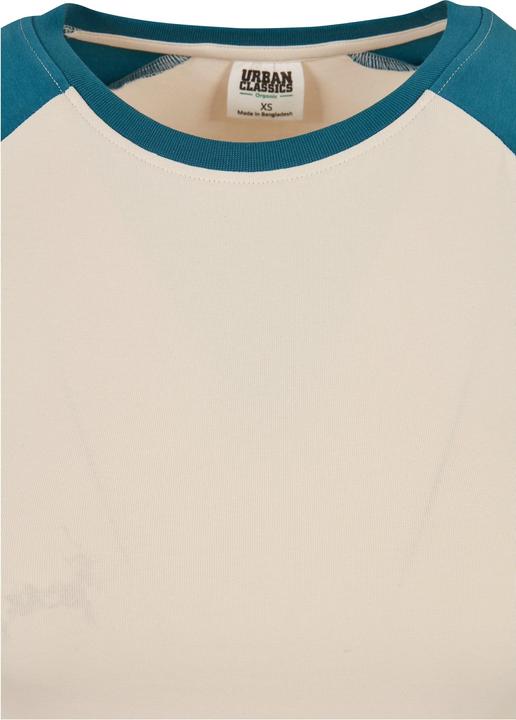 Actual product image Urban Classics Ladies Organic Stretch Short Retro Baseball Tee (XS)