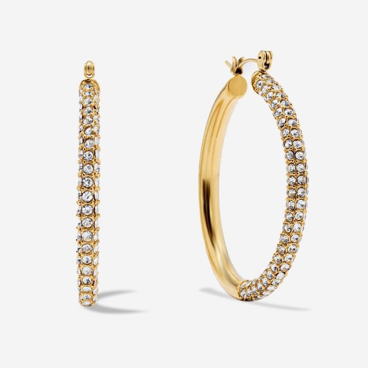 Produktbild Sensora Jewelry Glitter Hoops Ohrringe (Edelstahl)