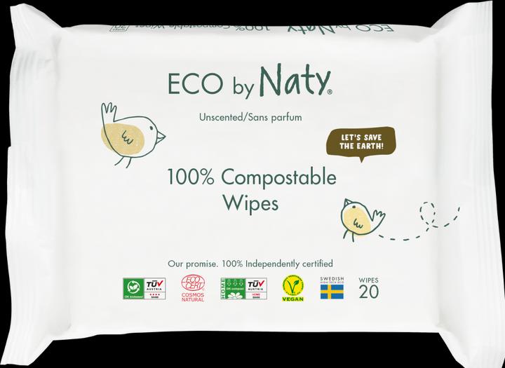 Image du produit Naty Lingettes humides biologiques sensibles (240 pièce(s))