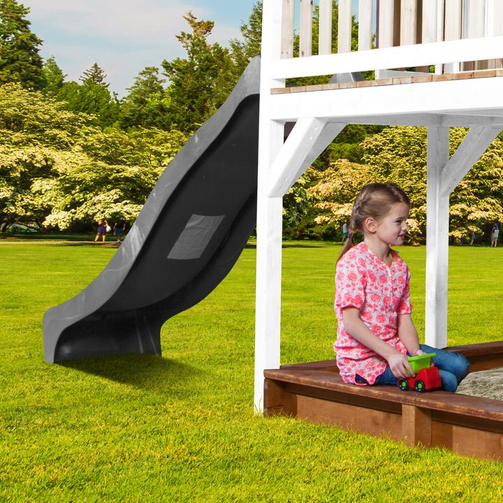 Actual product image Axi Liam Playhouse Brown/White - Grey Slide