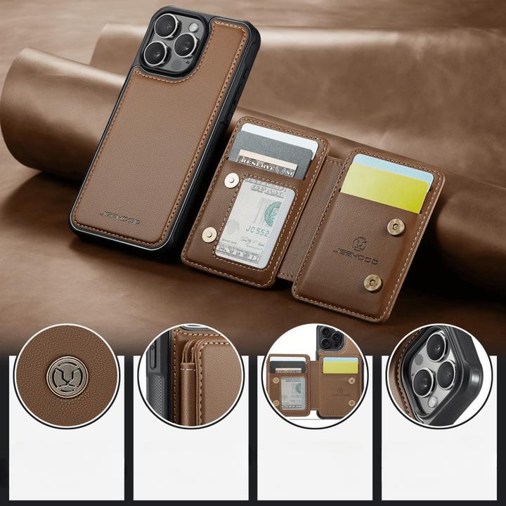 Produktbild Cover-Discount iPhone 16 Pro - 2-in-1 Backcover mit Kreditkarten-Etui (Apple iPhone 16 Pro)