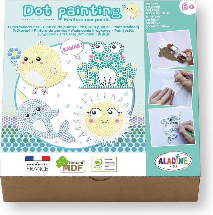 Actual product image Aladine Dot painting set Kawaii
