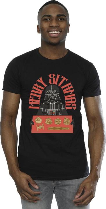 Actual product image Star Wars Mens Episode IV: A New Hope Merry Sithmas T-Shirt (3XL)