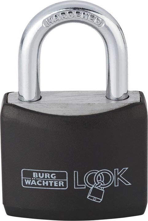 Produktbild Burg Wächter Zylinder-Vorhangschloss Look 402 Bügelstärke 5,0mm Bügelweite 15,0mm, Bügelhöhe 19,0mm