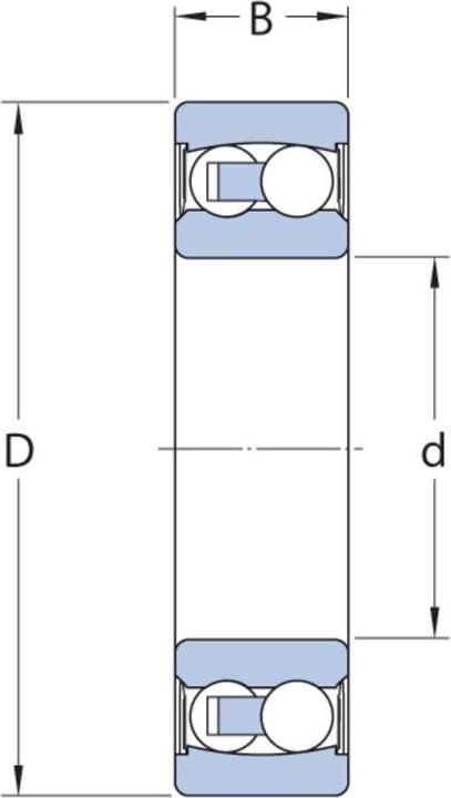 Actual product image SKF Self-aligning ball bearings