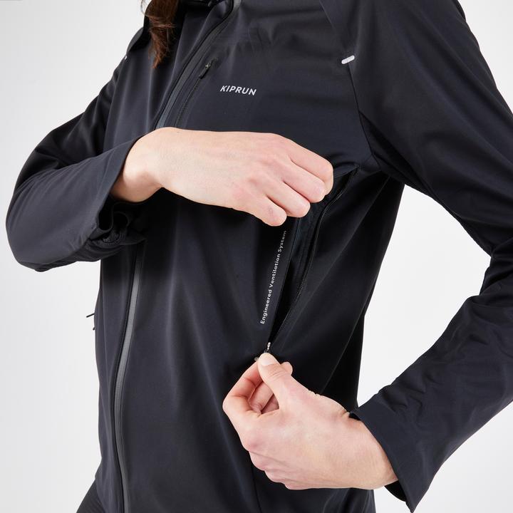 Image du produit Kiprun Veste de course à pied femme - Run 900 Warm Regul noir (XS)