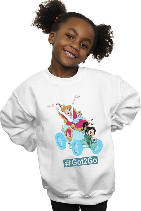 Image du produit Disney - Sweat WRECK IT RALPH CINDERELLA AND VANELLOPE - Fille (140, 146)