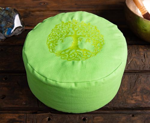 Actual product image Berk Meditation cushion "Tree of Life", round