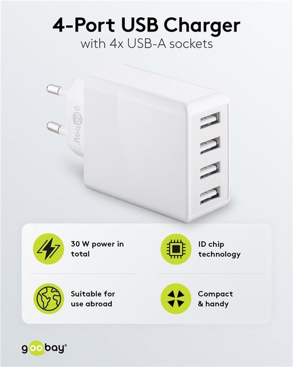 Produktbild Goobay Ladegerät (30 W)