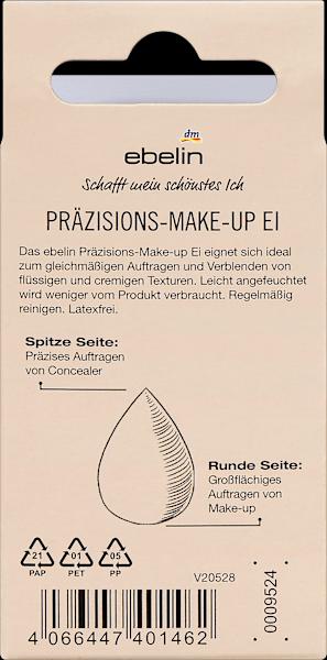 Actual product image dm ebelin Make-up egg for blending & application