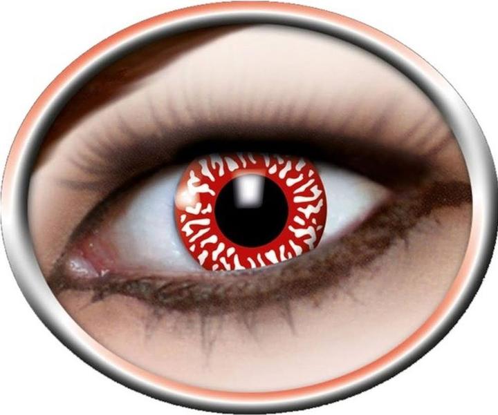 Actual product image Zoelibat Contact lenses bloody 1 (Red, White)