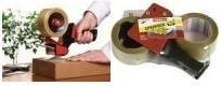 Produktbild tesa tesapack Handabroller Set mit 2 reissfesten PVC Packbändern (50 mm)