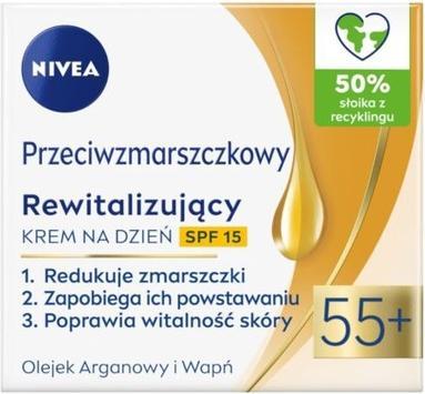 Produktbild NIVEA Anti-Wrinkle+ Firming Night Cream 55+ 50Ml (Sonnencreme, SPF 15, 50 ml)