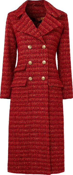 Actual product image Joe Browns PETITE Tweed Double Breasted Maxi Coat (44)
