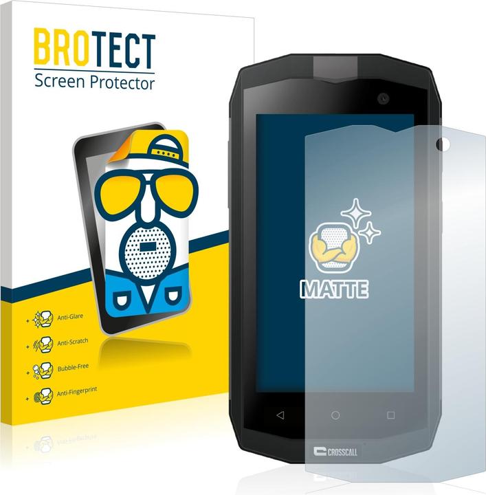 BROTECT Film antireflet Protection d'écran Film de protection d'écran Mat (2 pièce(s), Crosscall Trekker M1 Core)
