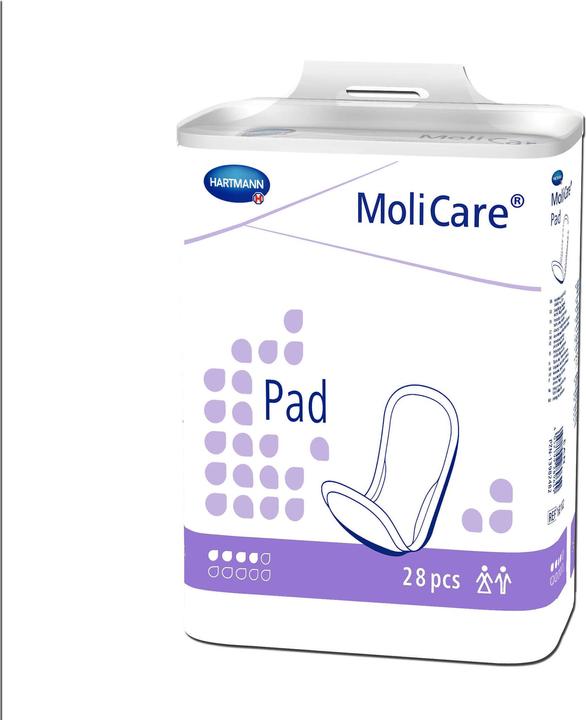 Actual product image Hartmann MoliCare Pad 4 drops (28 x)