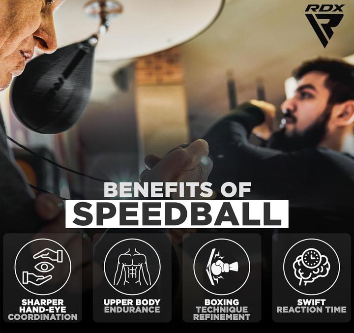 Produktbild Rdx 2Pc Speed Ball F6 Matte White + Swivel