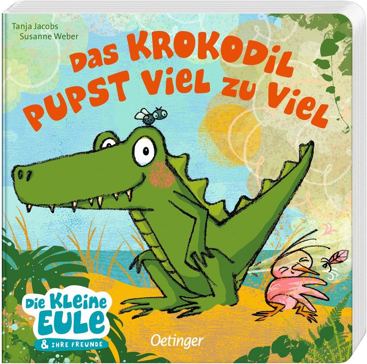 Actual product image Das Krokodil pupst viel zu viel (German, Susanne weber, 2024)
