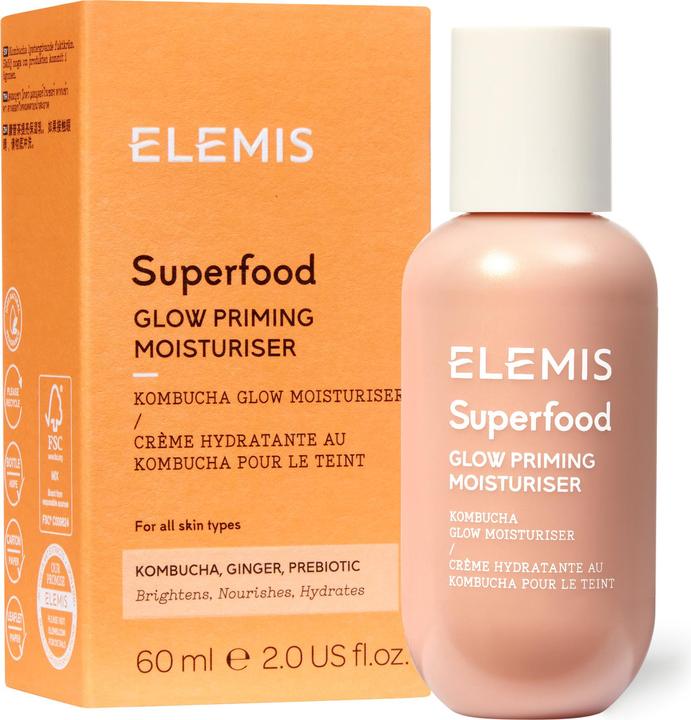 Actual product image Elemis Superfood Glow Priming Moisturiser (60 ml, Day cream)