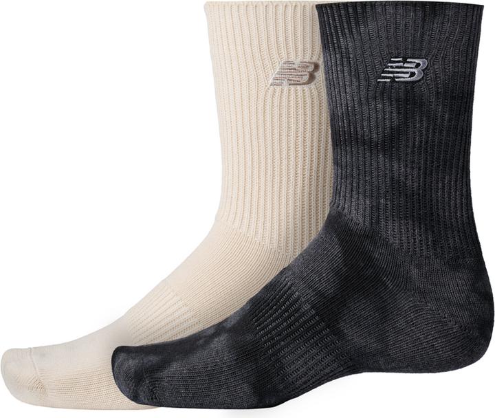 New Balance Ribbed Cuff Mid Calf Socks 2 Pack