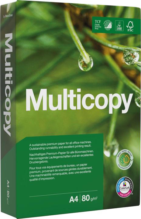 Produktbild Multicopy Multifunktionspapier (80 g/m², 2500 x, A4)