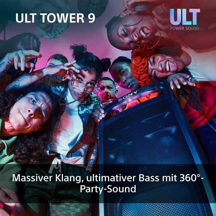 Immagine prodotto Sony ULT Tower 9 (25 h, Corrente elettrica, Batteria ricaricabile)