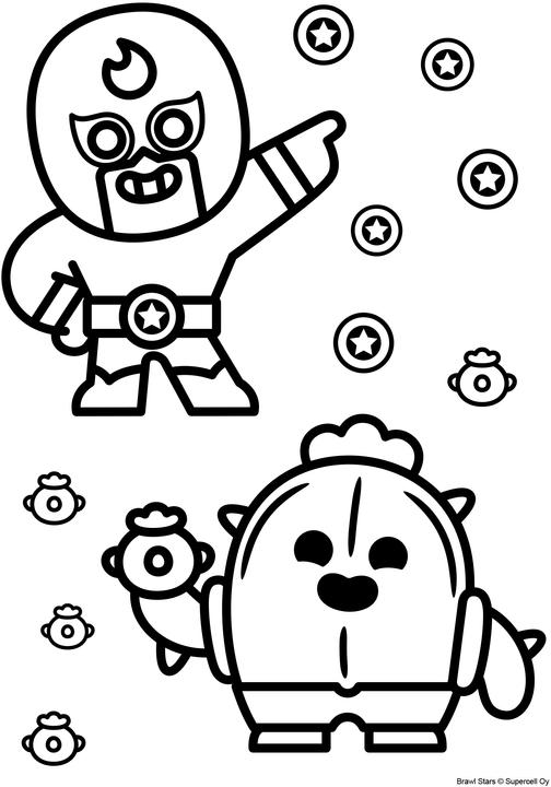 Image du produit Panini Brawl Stars Superbe jeu d'autocollants et de coloriage (Allemand, Panini, 2023)