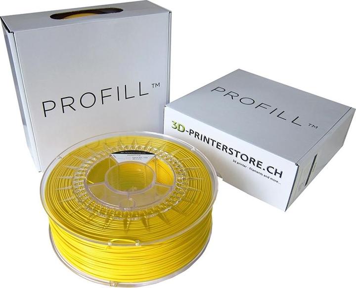 3d-printerstore.ch Filamento PLA ProFill 1,75 mm 1 kg giallo RAL 1023 (PLA, 1.75 mm, 1000 g, Giallo)