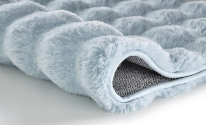 Actual product image Kleine Wolke Cloud bath rug 60 x 90 cm, turquoise (60 x 90 cm)