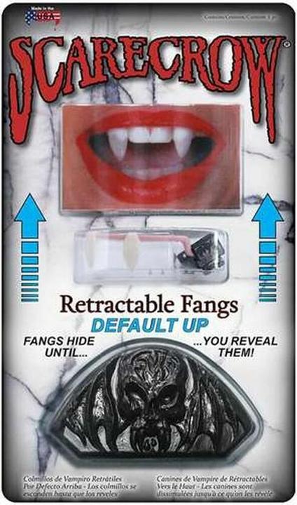 Actual product image Smiffys Extendable professional vampire fangs