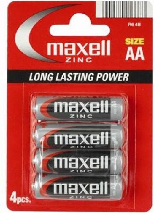 Maxell Pila Salina Manganeso AA R6 Blister*4 (4 pcs., AA)