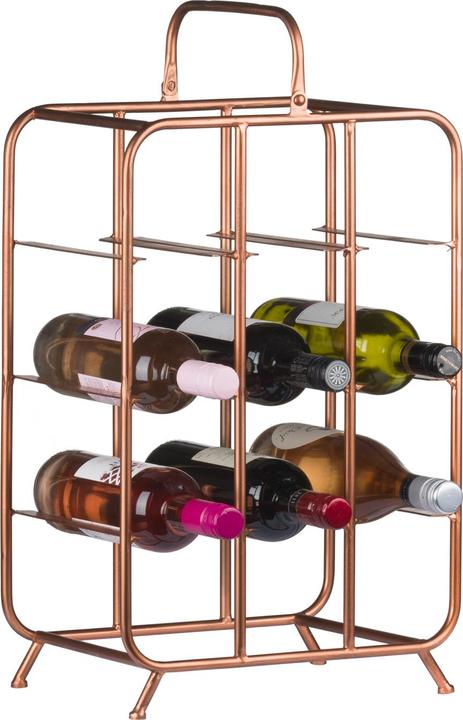 Produktbild Hill Interiors Weinregal Industrial Kupfer, 9 Flaschen