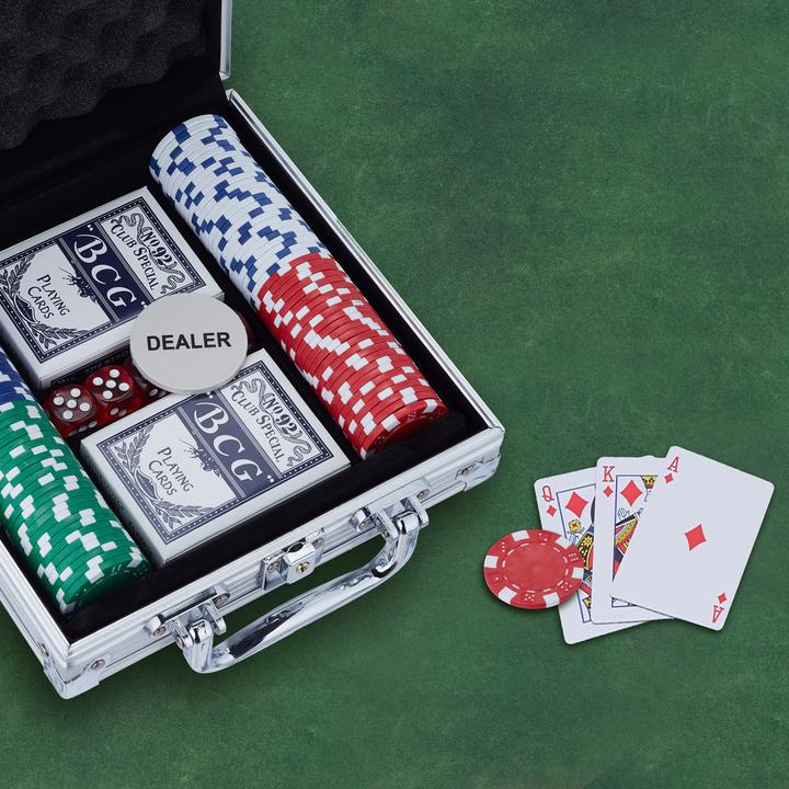 Image du produit Relaxdays Mallette de poker (Français)