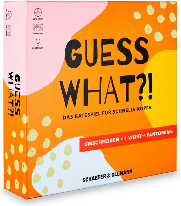 Produktbild Kampfhummel Guess What?! Ratespiel, Sprache: Deutsch, Kategorie (Deutsch)