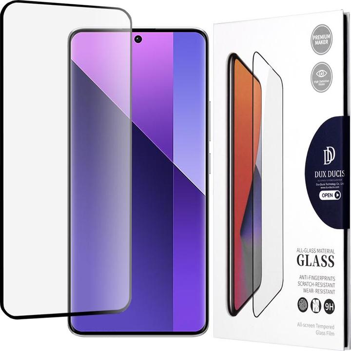 Actual product image Dux Ducis Redmi Note 13 Pro Plus armoured glass - Black (1 Piece, Xiaomi Redmi Note 13 Pro 5G)