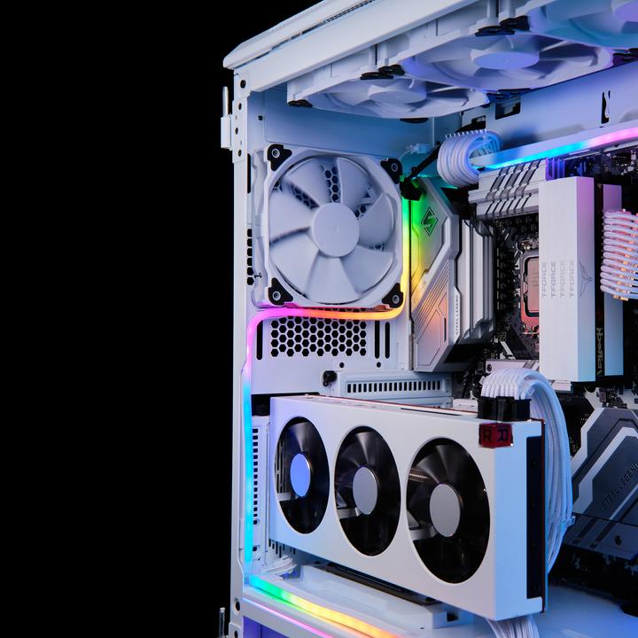 Image du produit Phanteks Bande LED RGB Neon Digital - 55 cm, blanc (Multicolore)