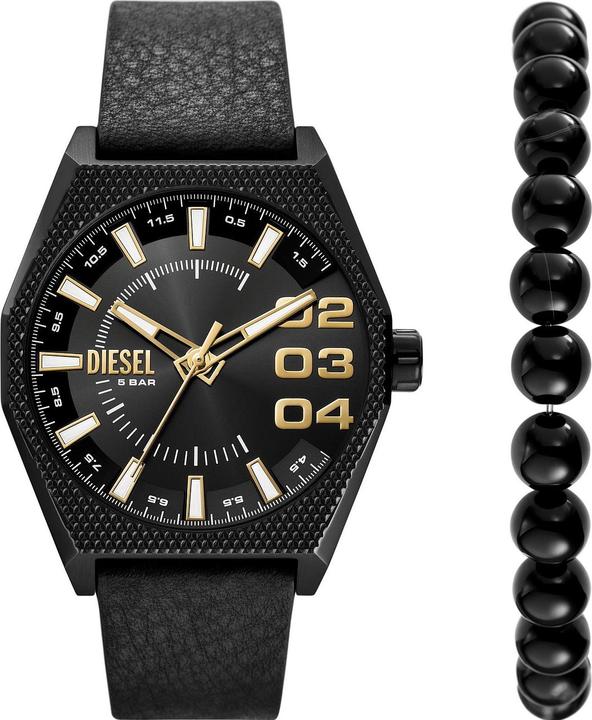 Diesel Uhren-Set SCRAPER (Geschenkset, 43 mm)