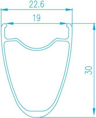 Immagine prodotto Alexrims RXD3, 700°C, cono da 30 mm, predisposizione per tubeless, carenza di dischi, rigidità (Ruote, 28")