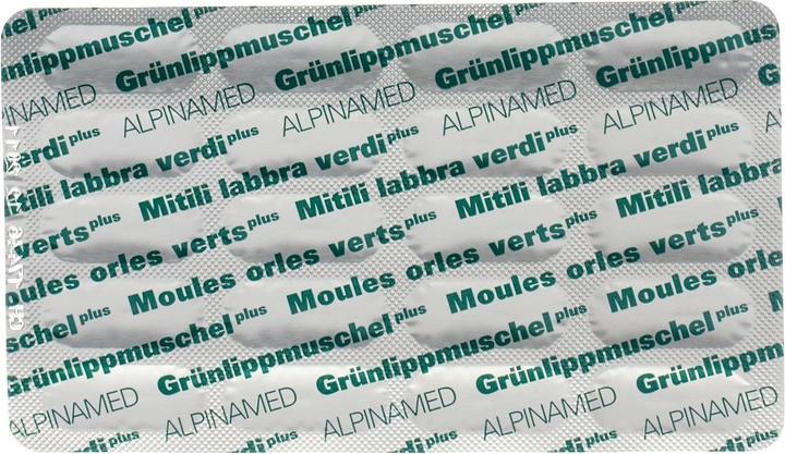 Nutritional values and ingredients Alpinamed Green-lipped mussel (120 Piece, Capsules, 140 g)