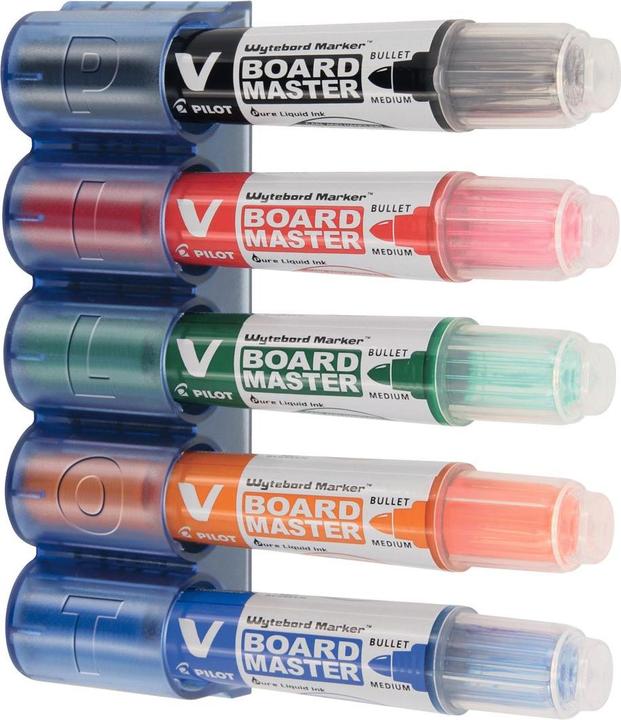 Produktbild Pilot Whiteboard-Marker BG V-Board 12-teilig (Mehrfarbig, 2.30 mm, 5 x)