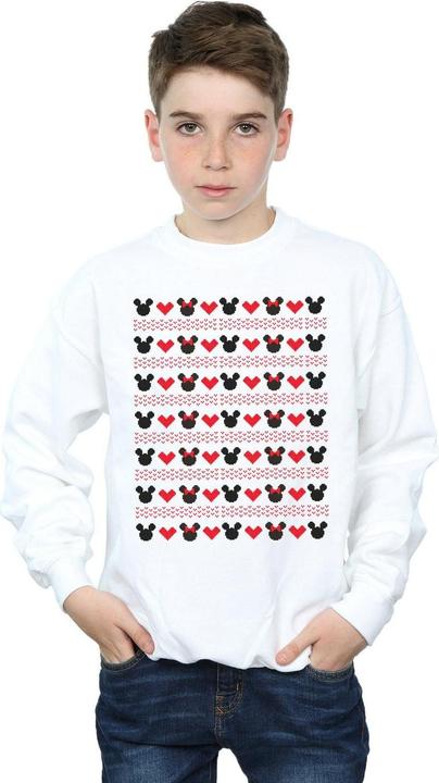 Immagine prodotto Disney Mickey And Minnie Christmas Hearts Felpa Ragazzi (116)