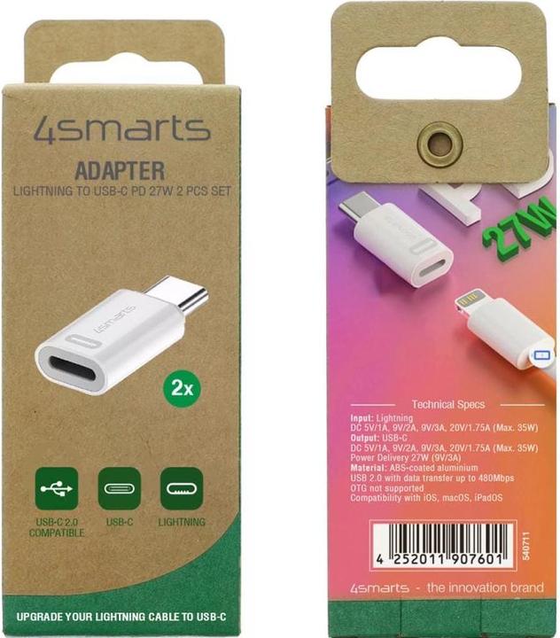 Produktbild 4smarts Lightning – USB Typ C (0.01 m, USB 2.0)