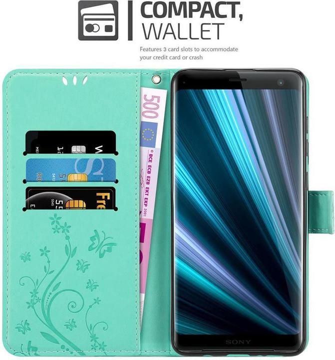 Productafbeelding Cadorabo Bloemen Boekomslag (Sony Xperia XZ3)