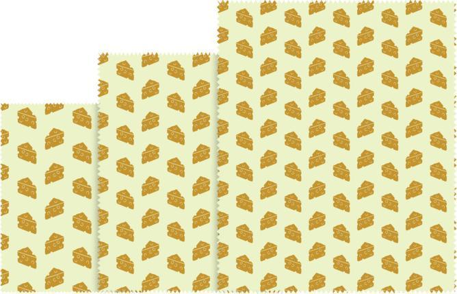 Produktbild Nuts Bienenwachstücher (3 x)