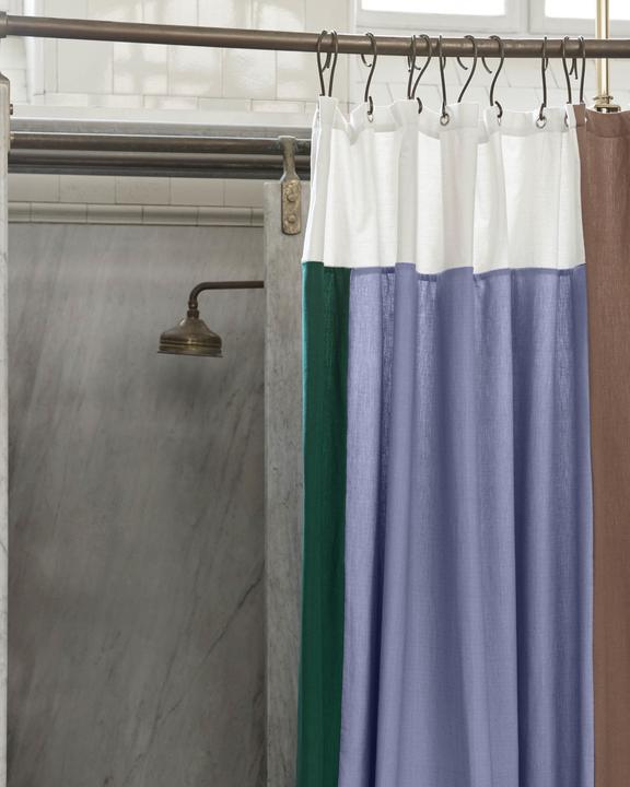 Produktbild HAY Pivot Shower Curtain Blue (180 x 200 cm)