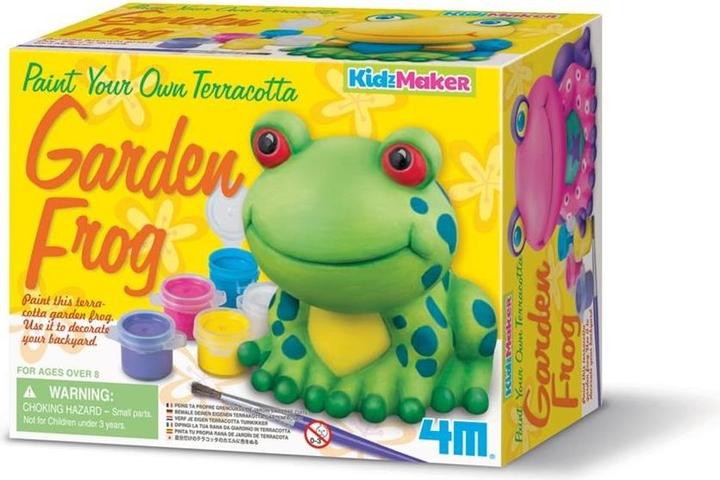 Produktbild 4M Gartenfrosch Bemalset - KidzMaker