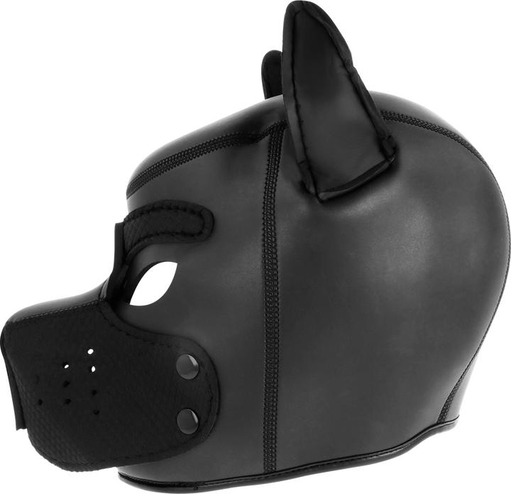 Actual product image Darkness Dog mask "Puppy Hood" with removable muzzle