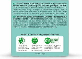 Actual product image Weleda Moisture and shine (Solid shampoo)
