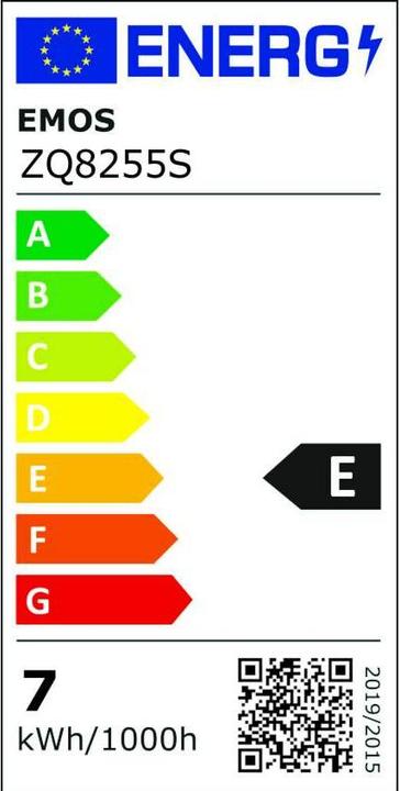 Etichetta energetica Emos Classico (GU10, 7 W, 800 lm, 1 x, E)