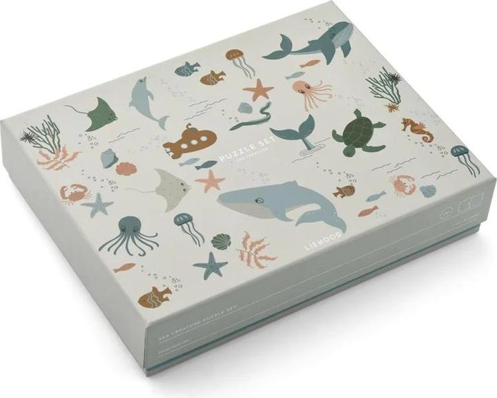 Image du produit Liewood Papier Collection : Puzzle Jimmy Sea Creature (35 pièces)